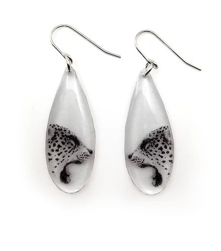 Black Drop Designs - Drip Cheetah Earrings by Black Drop Designs