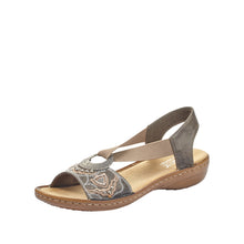 Load image into Gallery viewer, Rieker Sandal &quot;Adallna&quot; Smoke Grey
