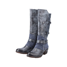 Load image into Gallery viewer, Rieker Boot Warm &quot;Bernadette&quot; Washed Denim
