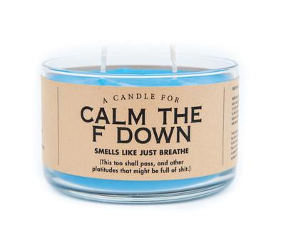Whiskey River Candle for Calm the F Down