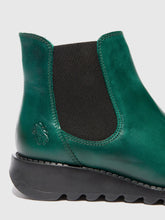 Load image into Gallery viewer, Fly London Boot &quot;Salv&quot; Shamrock Green
