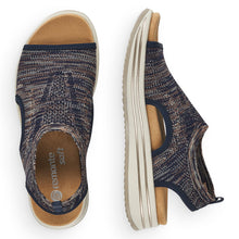 Load image into Gallery viewer, Remonte Sandal &quot;Jackie&quot; Denim ***water-friendly***
