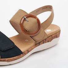 Load image into Gallery viewer, Remonte Sandal &quot;Karolina&quot; Navy
