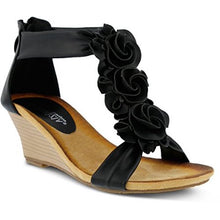 Load image into Gallery viewer, Patrizia Sandal &quot;Harlequinn&quot; Black
