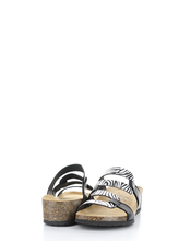 Load image into Gallery viewer, Bos &amp; Co Sandal &quot;Luzzi&quot; Zebra
