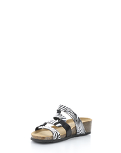 Load image into Gallery viewer, Bos &amp; Co Sandal &quot;Luzzi&quot; Zebra
