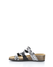 Load image into Gallery viewer, Bos &amp; Co Sandal &quot;Luzzi&quot; Zebra
