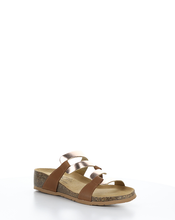 Load image into Gallery viewer, Bos &amp; Co Sandal &quot;Luzzi&quot; Brandy Multi

