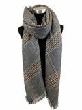 Scarf - Winter Plaid Denim